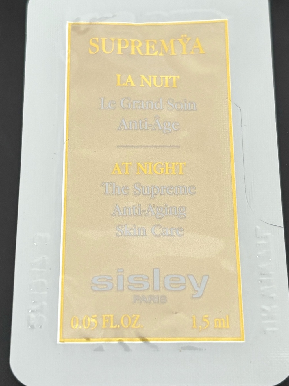 Sisley Sypremya At Night Supreme Anti Aging Skin Care Cream 20 pack 30 ML Total